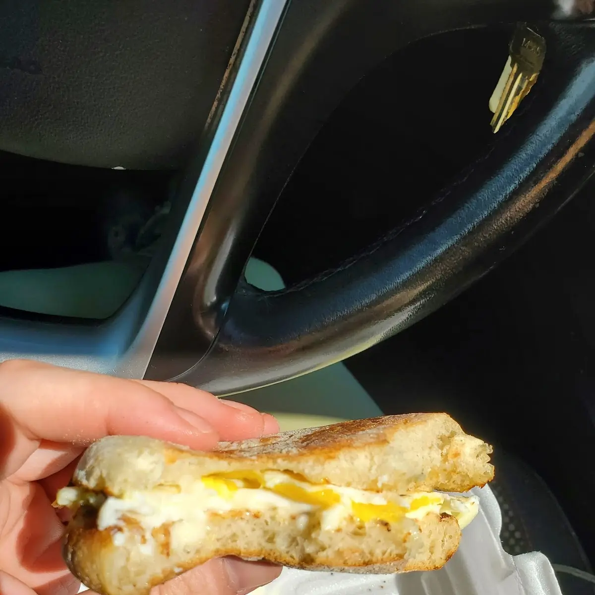 Egg and Cheese on English Muffin