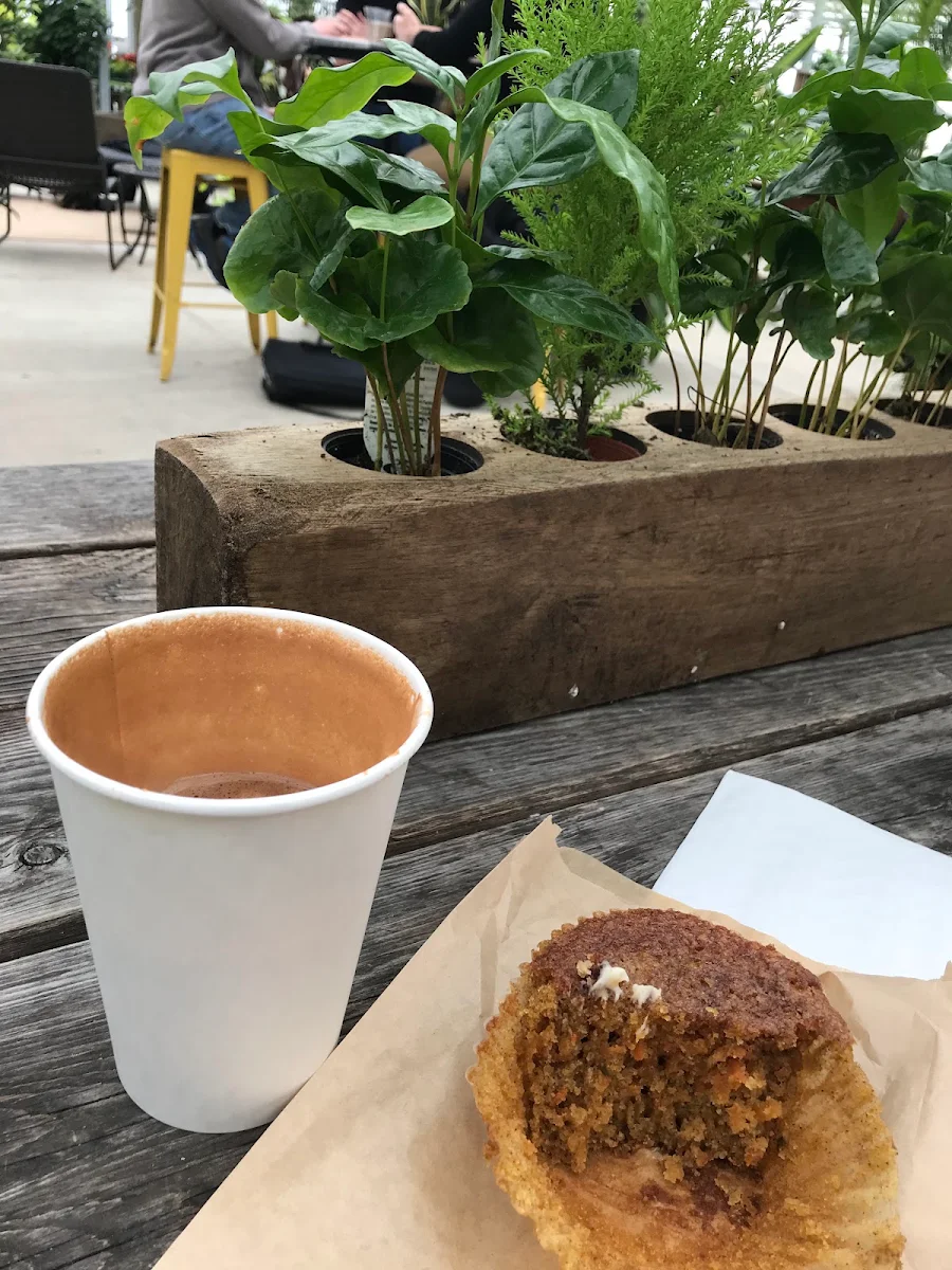 Cafe Mocha and Gluten-Freee Muffins