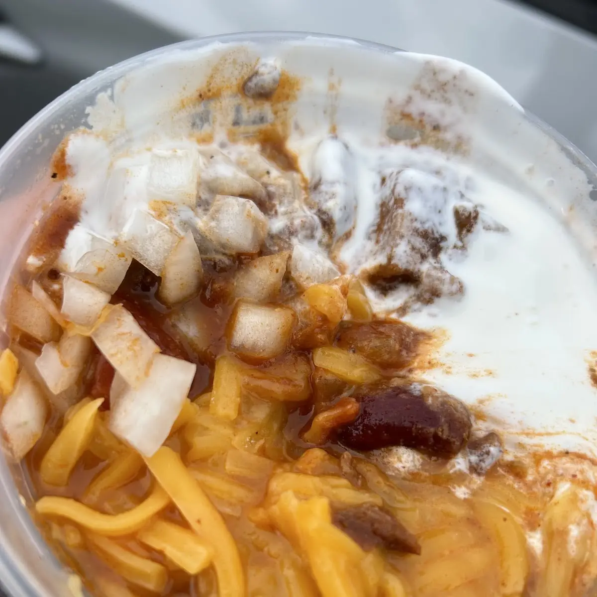 Chili with Sour Cream