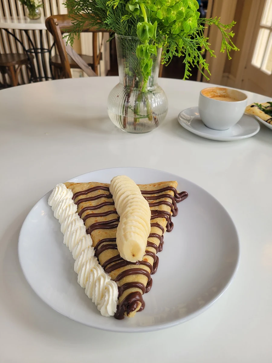 Nutella Bananas Crepe Dairy Free