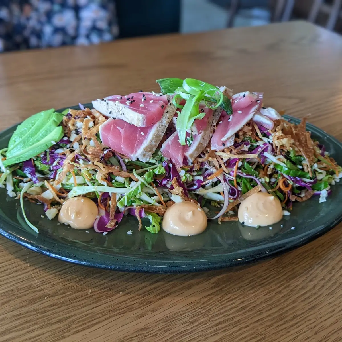 Asian Slaw Salad w Ahi Tuna