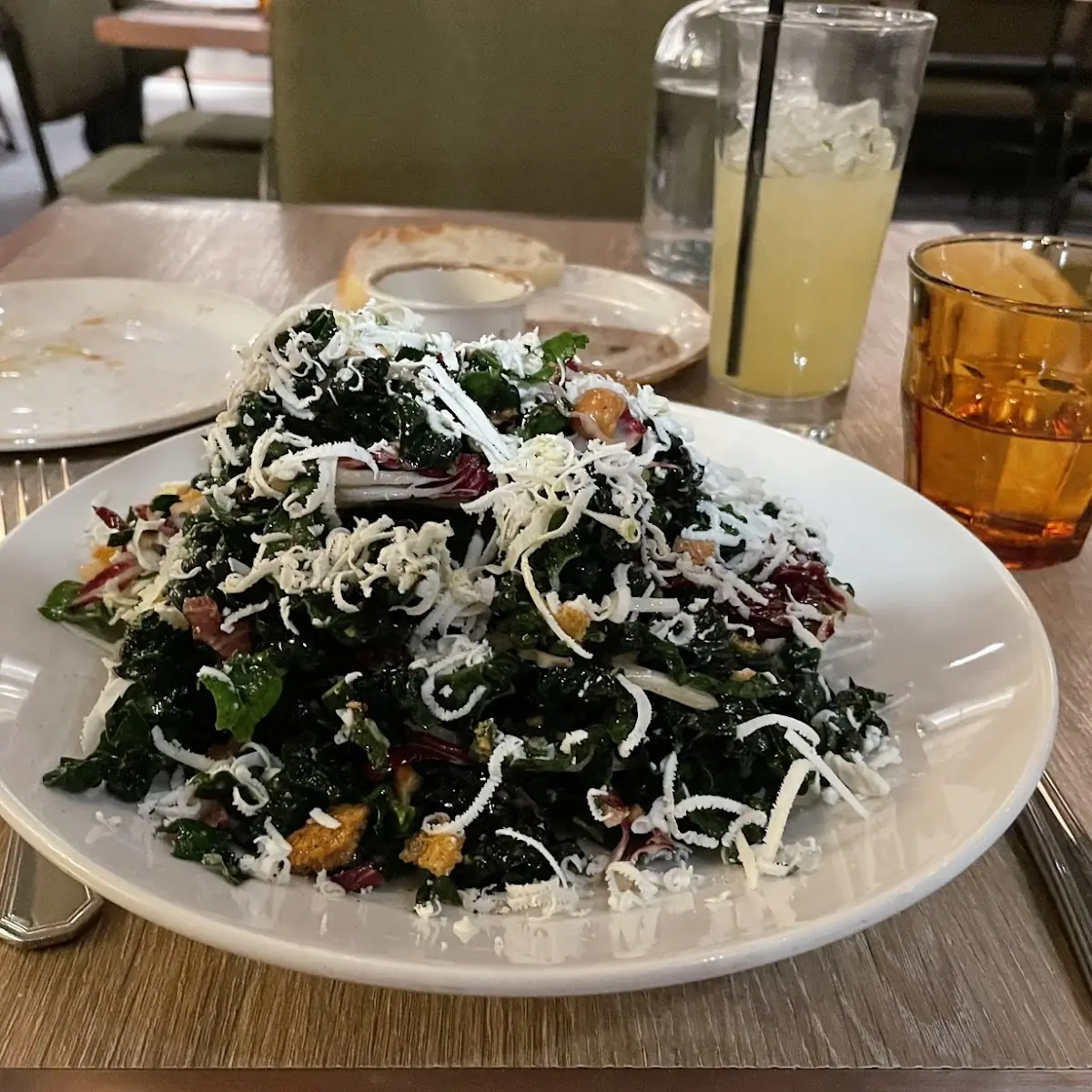 Kale Salad with Hazelnuts