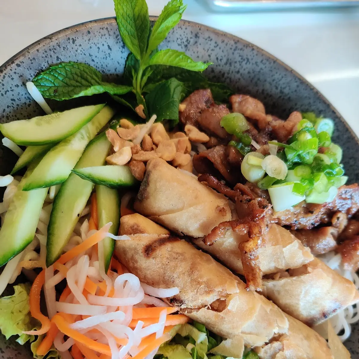 Grilled Pork and Egg Roll Vimicelli