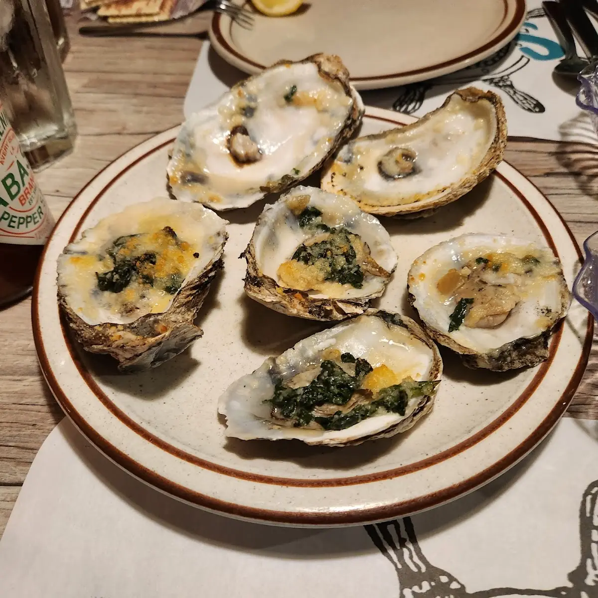 Oysters Rockefeller