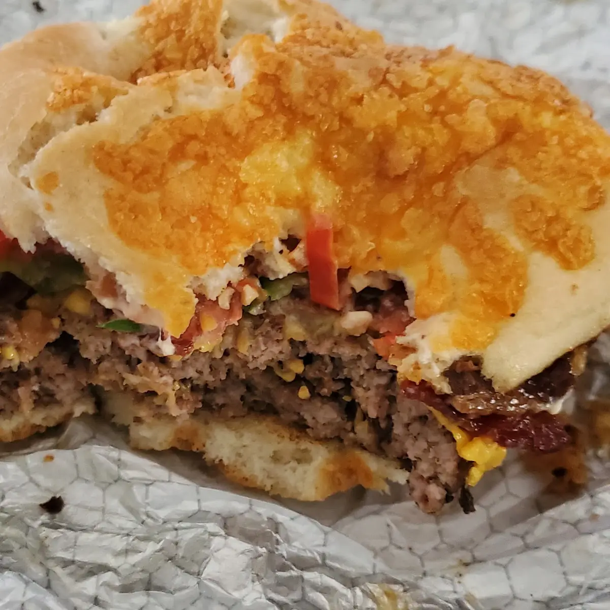 Big Bacon Cheddar Cheeseburger Double