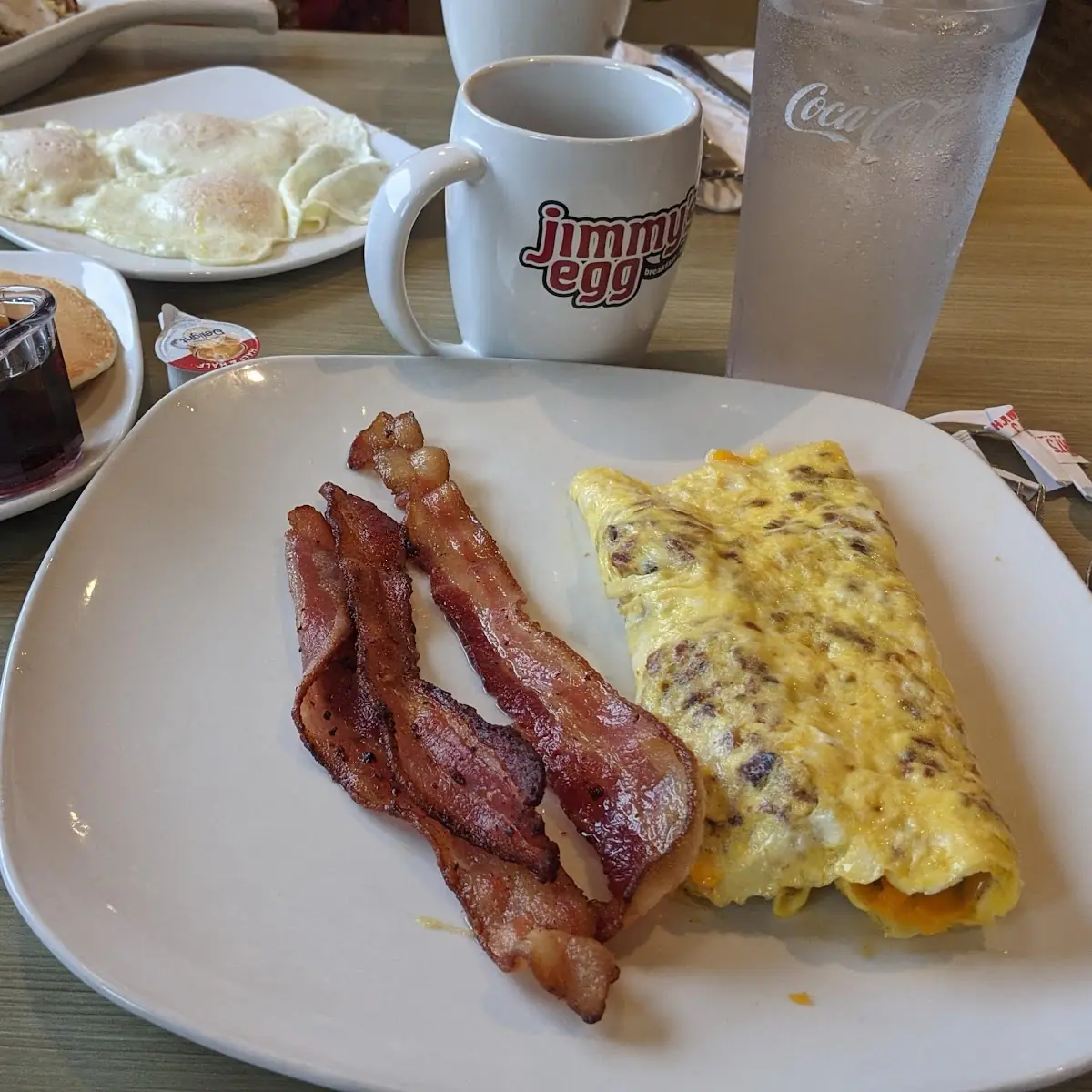 Bacon and Cheddar Cheese Omelette