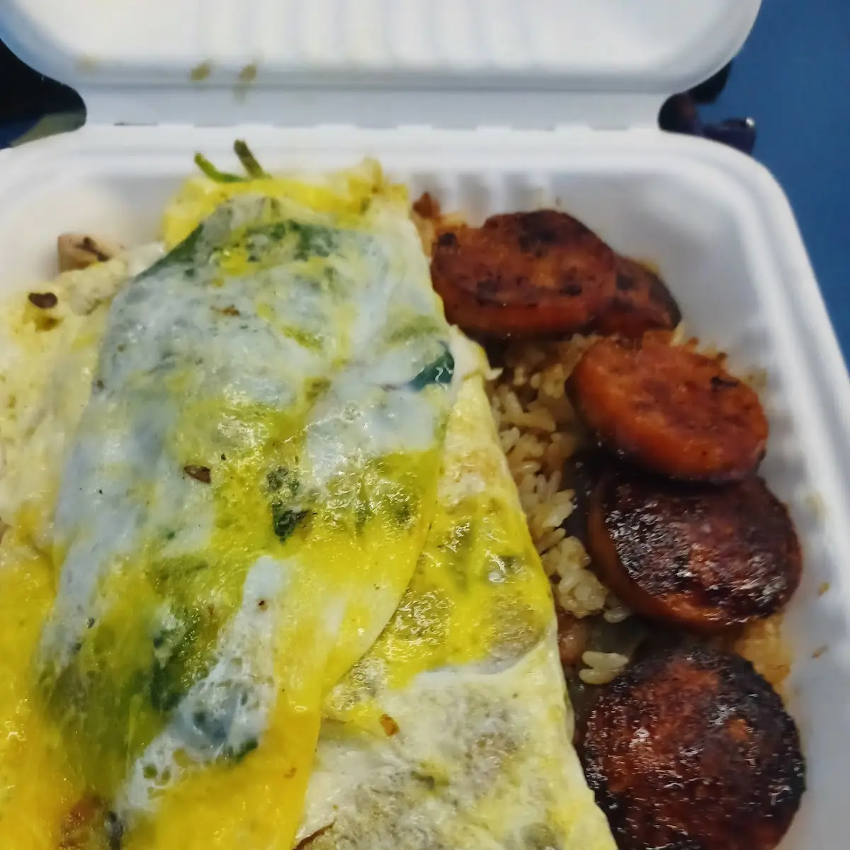 Spinach and Cheese Omelette