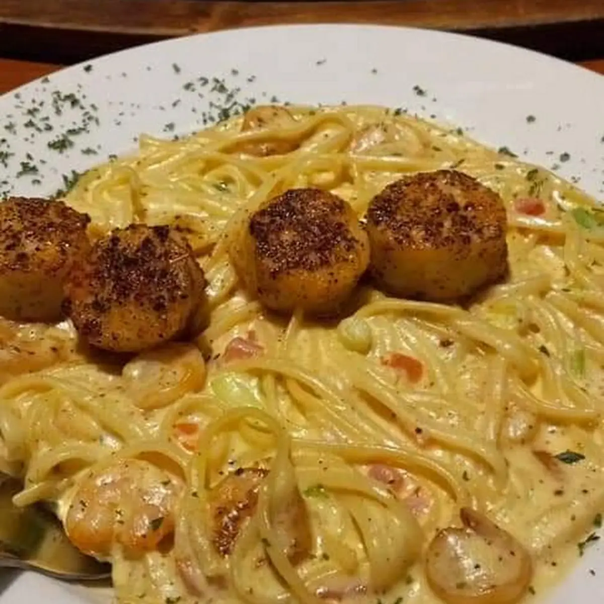 Blackened Shrimp Alfredo Family