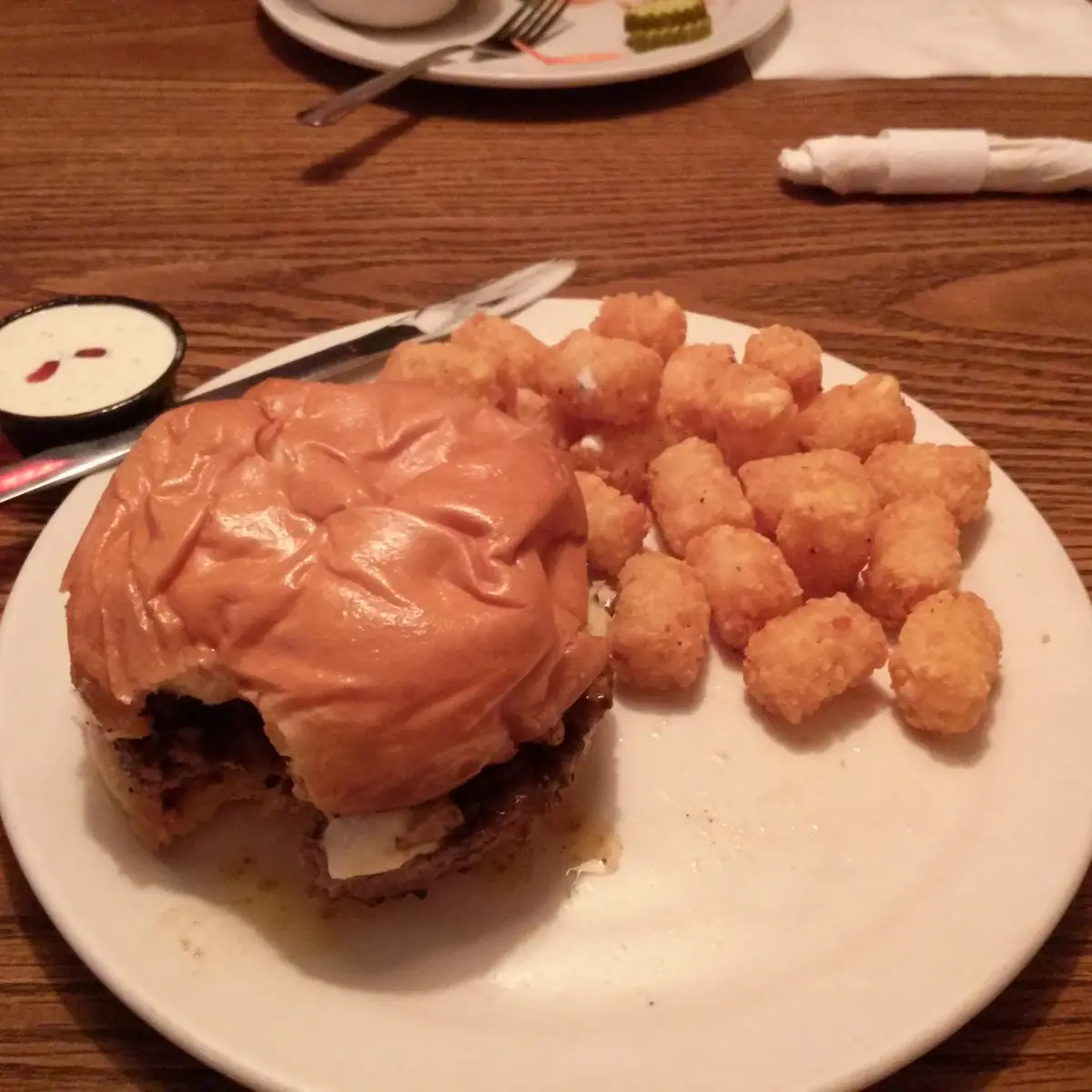 Mushroom and Swiss Burger