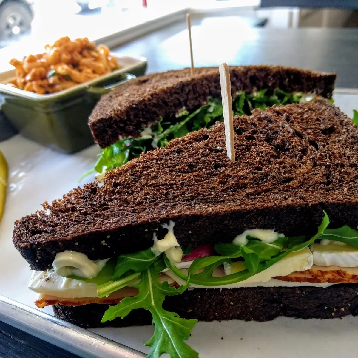 Turkey Brie Fig Sandwiches