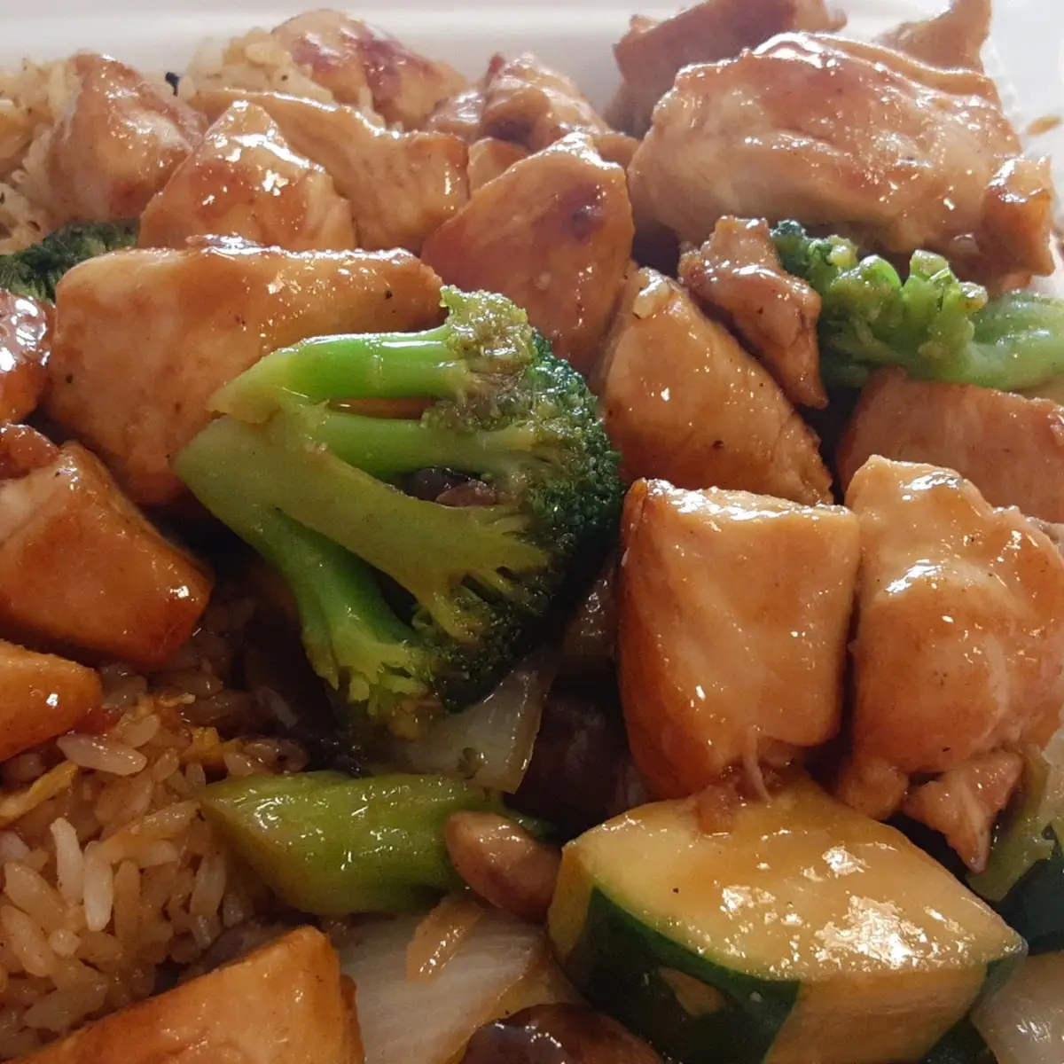 Hibachi Fíllet Mignon &Chicken