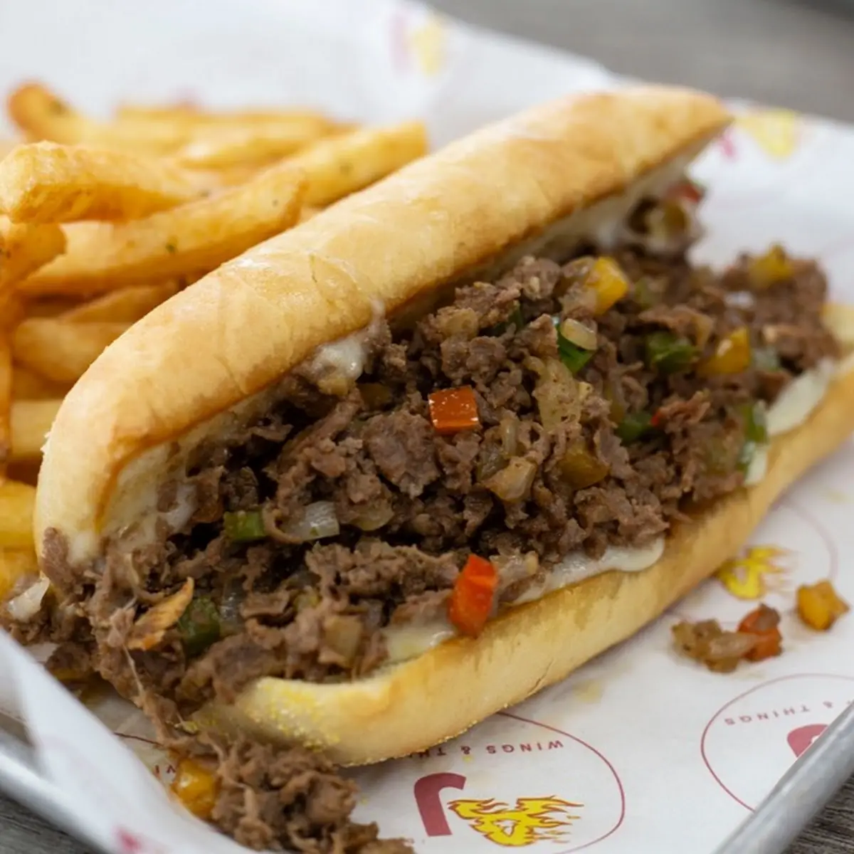 Philly Cheese Steak Filete De Queso