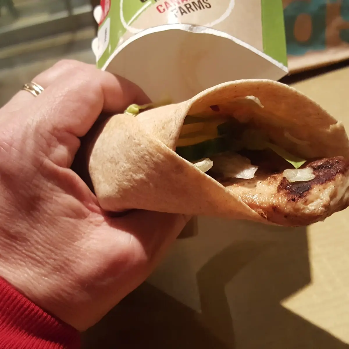 Grilled Chicken Wrap, McDonald's