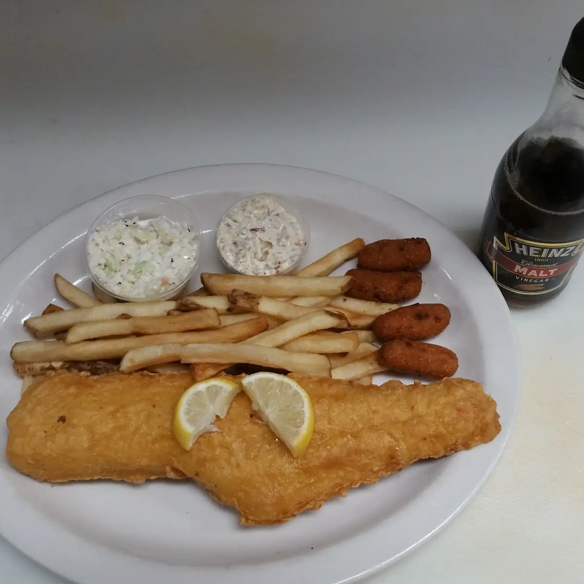 Battered Fish and Chips