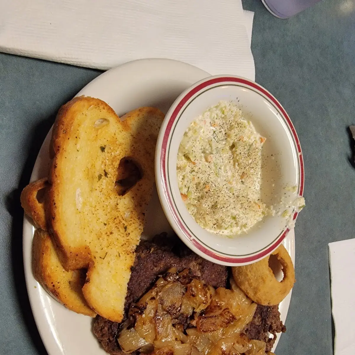 Hamburger Steak with Grilled Onions
