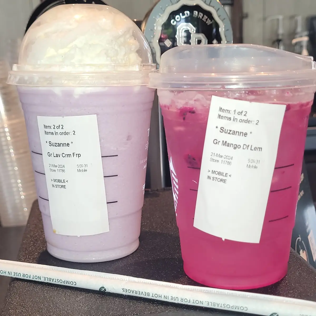 Lavender Drinks not My Favorite Maybe Yours