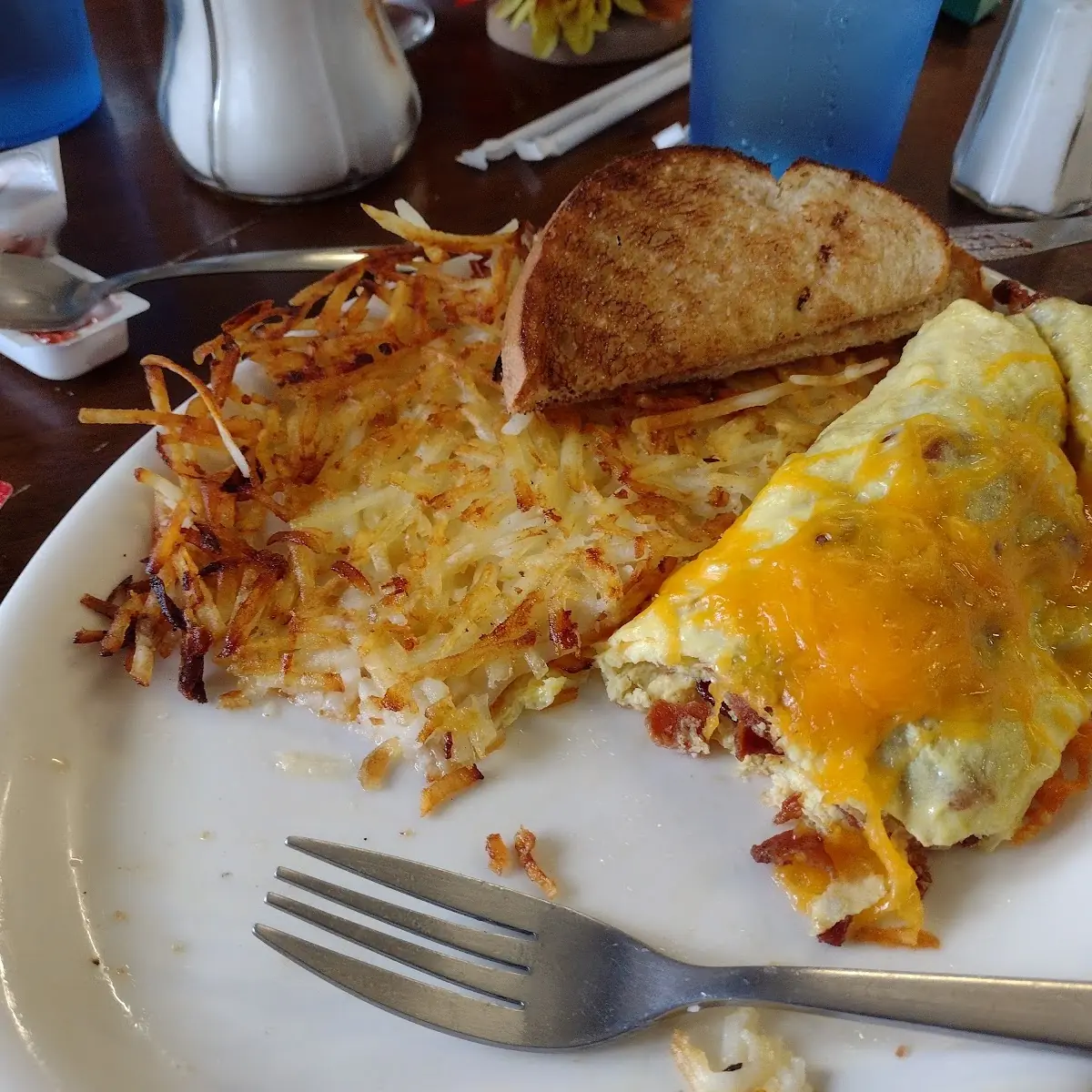 Bacon and Cheese Omelette
