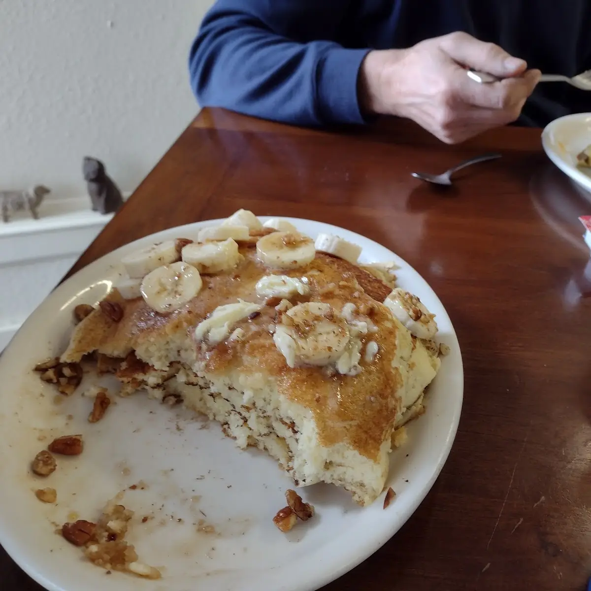 Banana Walnut Pancakes