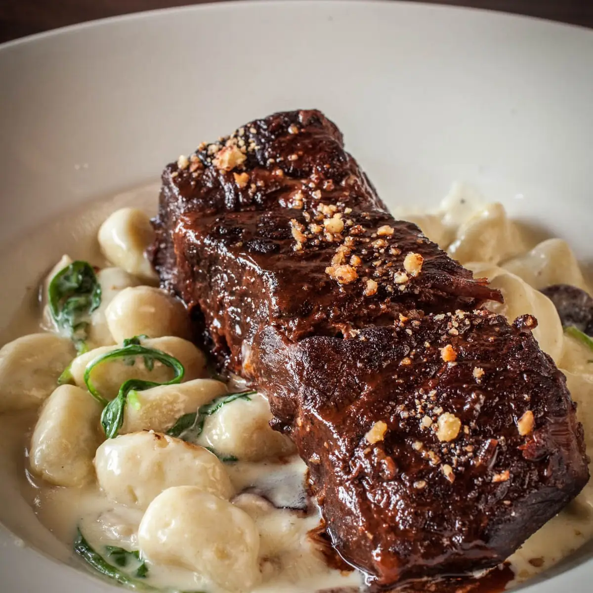 Braised Short Rib with Gnocchi