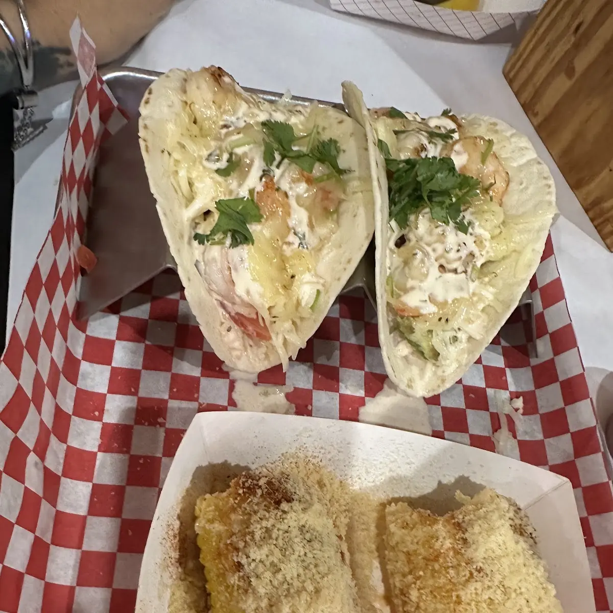 Tacos with Mexican Street Corn