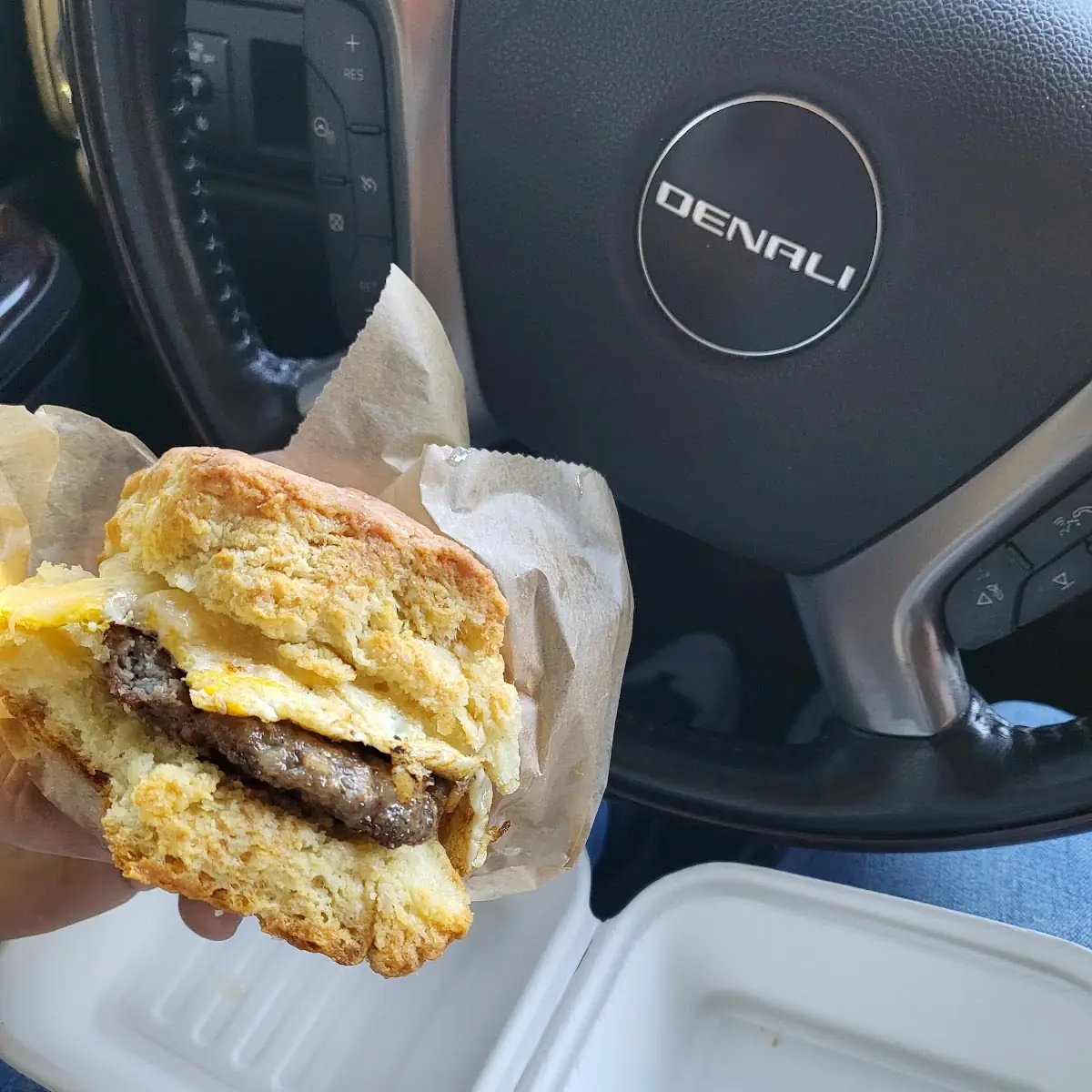 Sausage Egg and Cheese Biscuit
