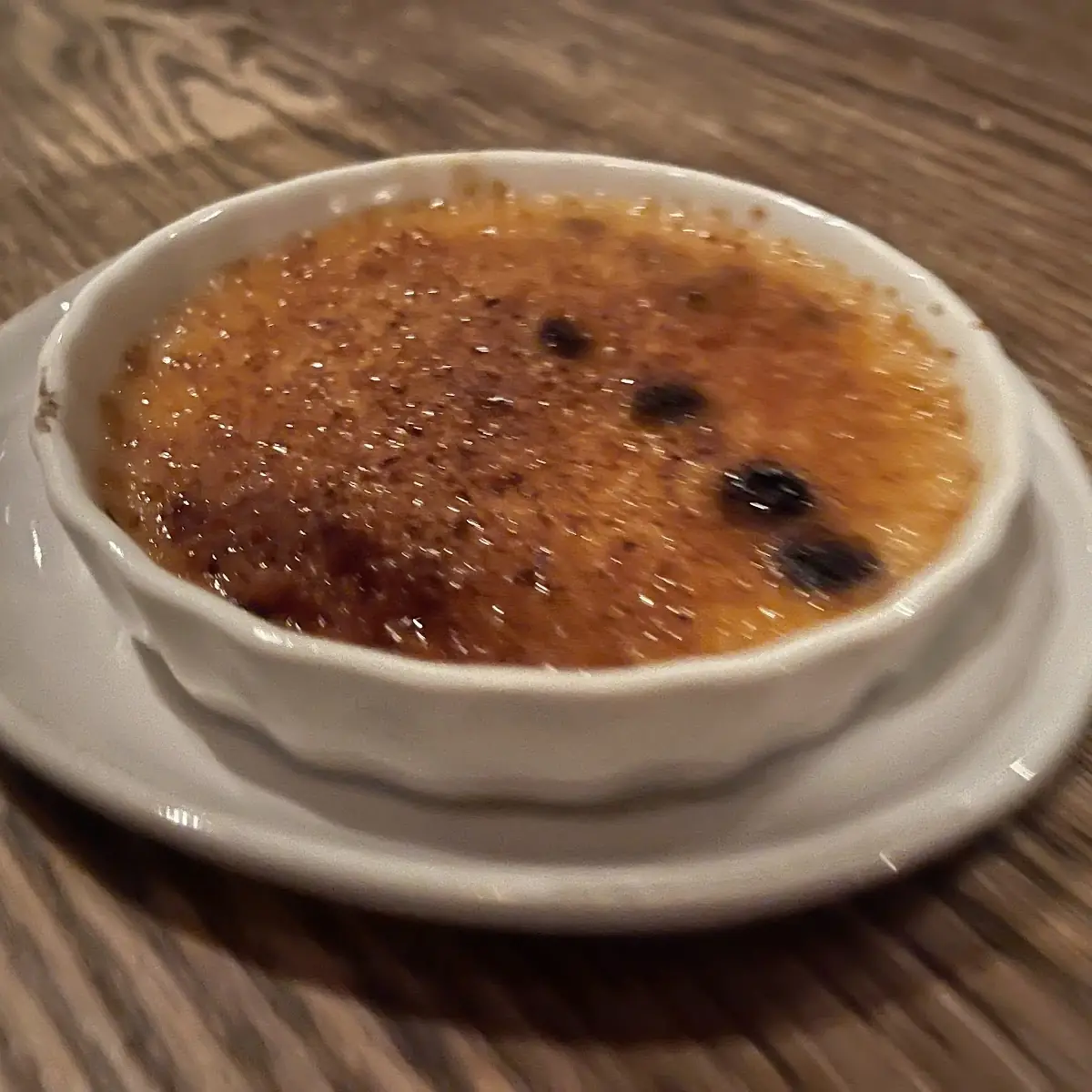 Passion Fruit Creme Brulee