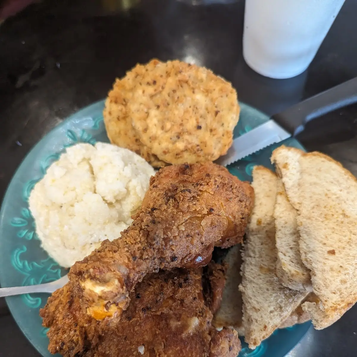 Fried Chicken Fried Green Tomatoes