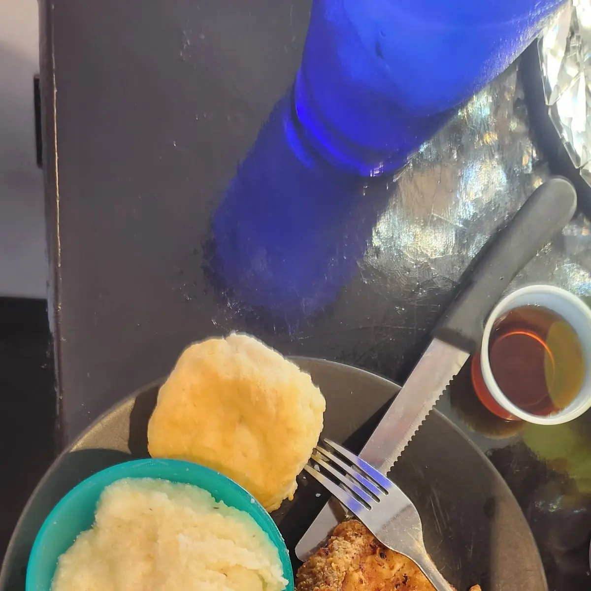 Fried Pork Chop Grits Tomato Gravy