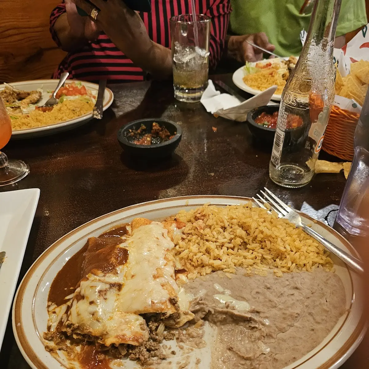 Taco Quesadilla Enchilada Beans & Rice