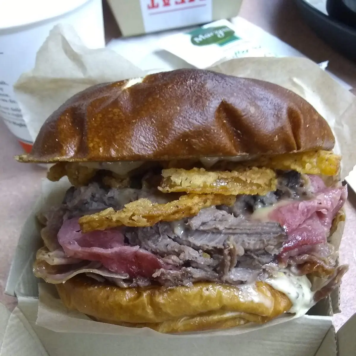 Beer Cheese Triple Stack