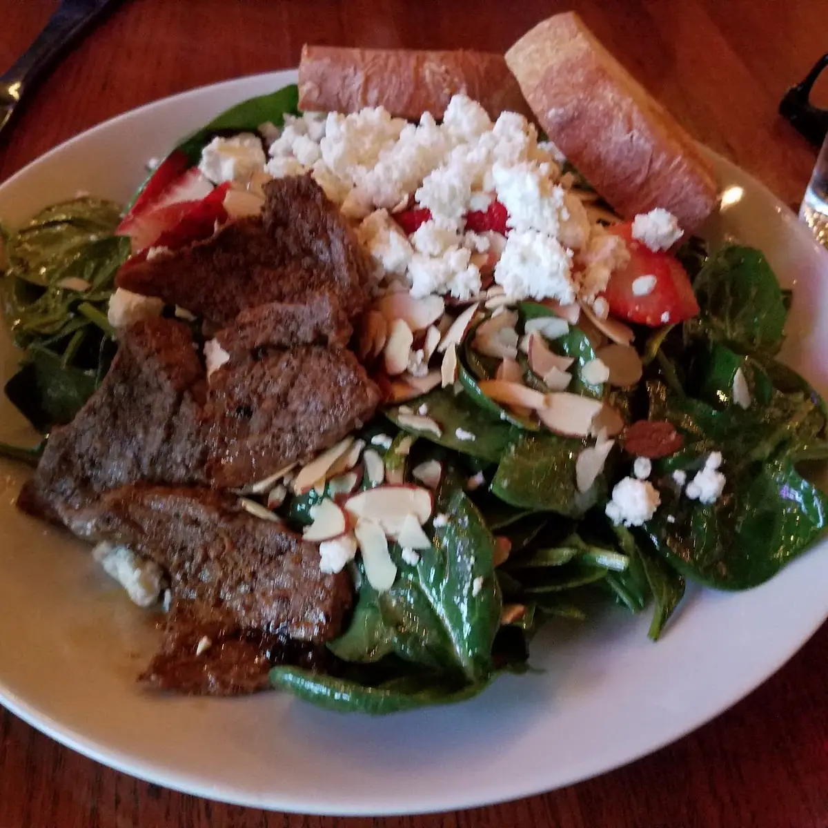 Strawberry Spinach Salad