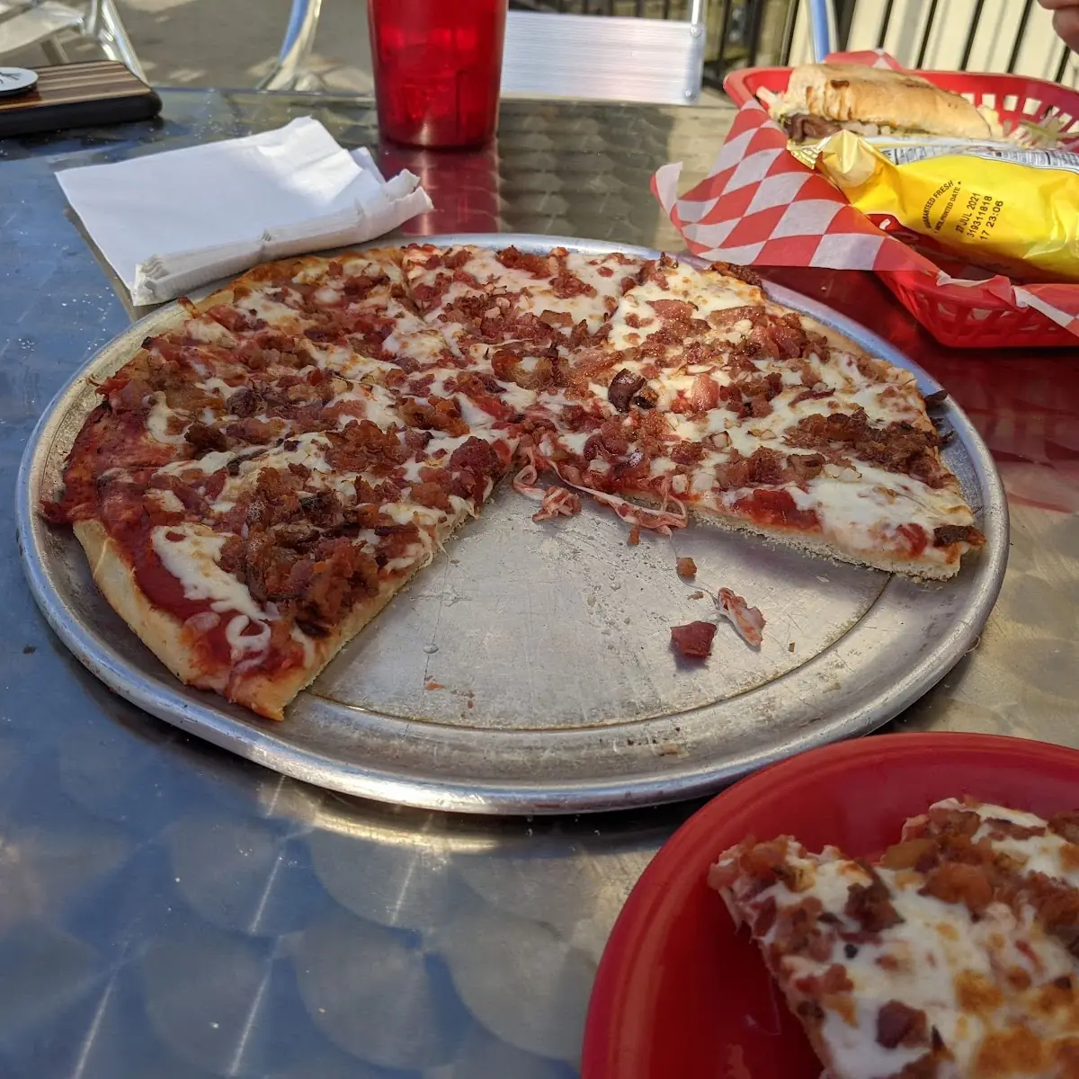Pizza with Bacon