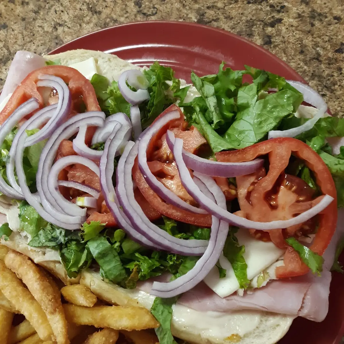 Turkey Ham & American Cheese Hoagie