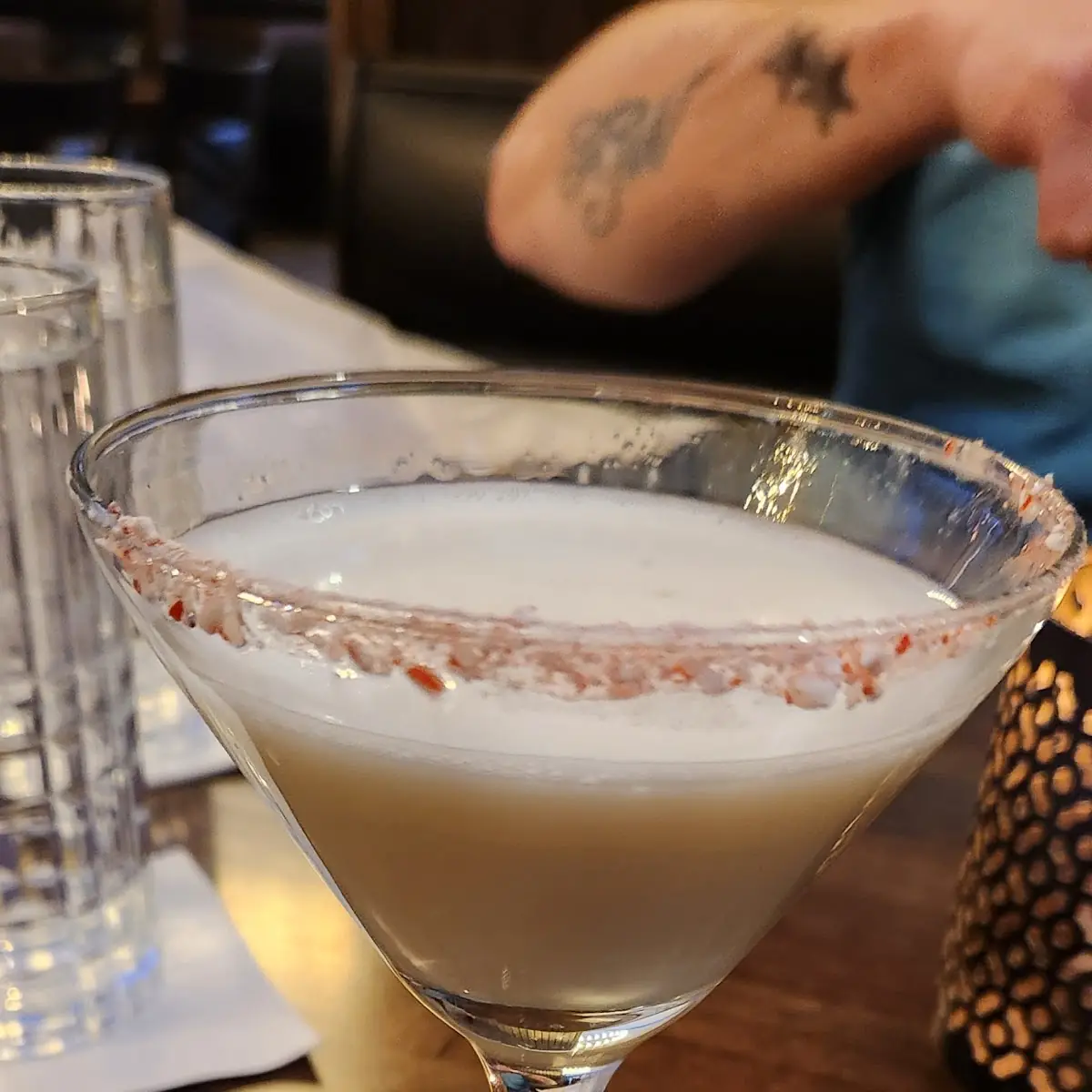 White Chocolate Peppermint Martini
