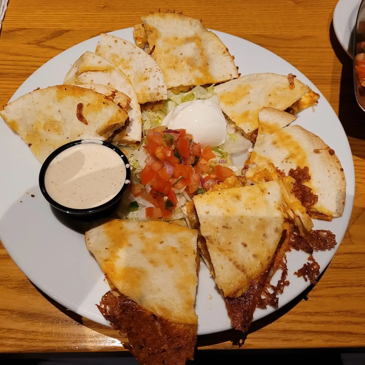 Bacon Ranch Chicken Quesadilla
