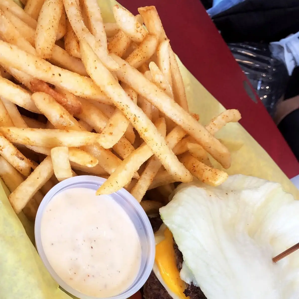 Lettuce Wrap Cheeseburger Combo