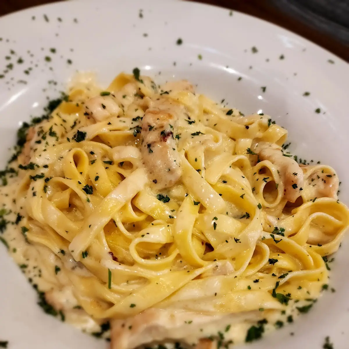 Fettuccine Chicken Alfredo