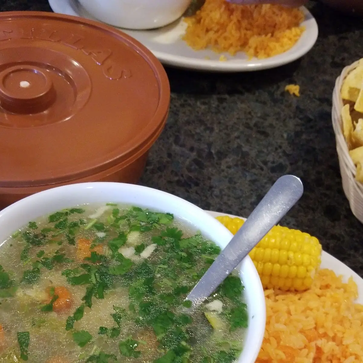 Chicken Soup and Gorditas
