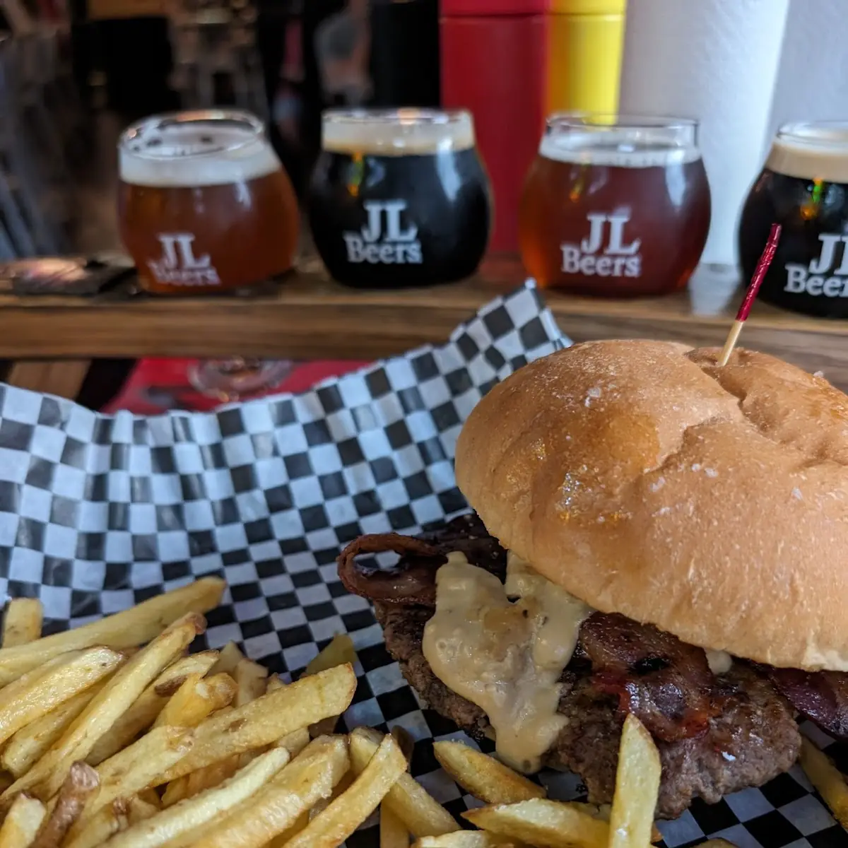 Smokey the Beer Cheese Burger