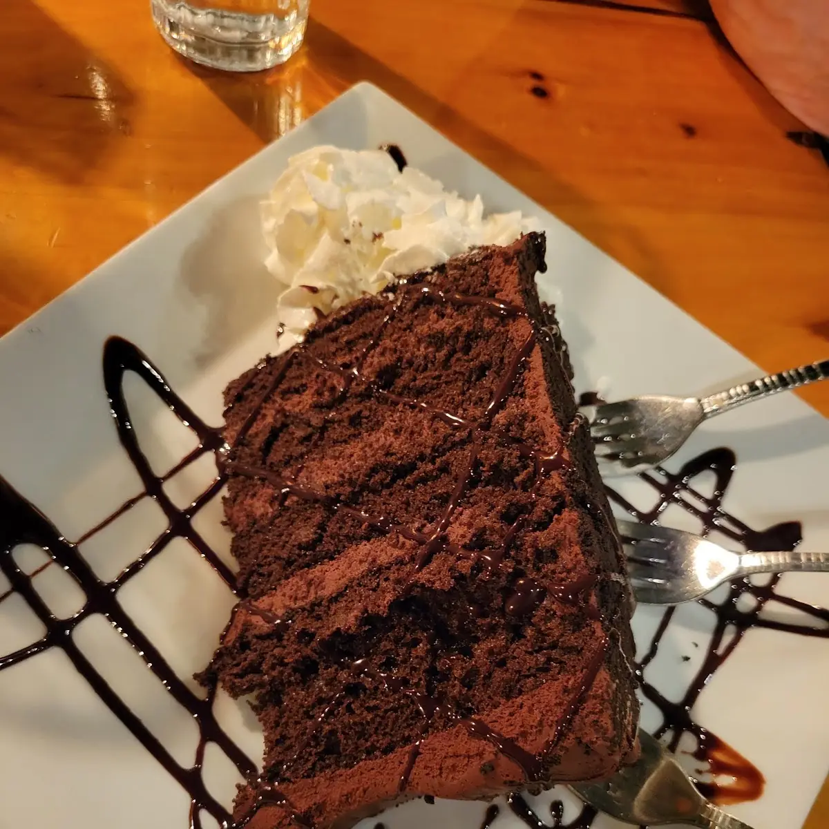 Chocolate Layer Cake Slice