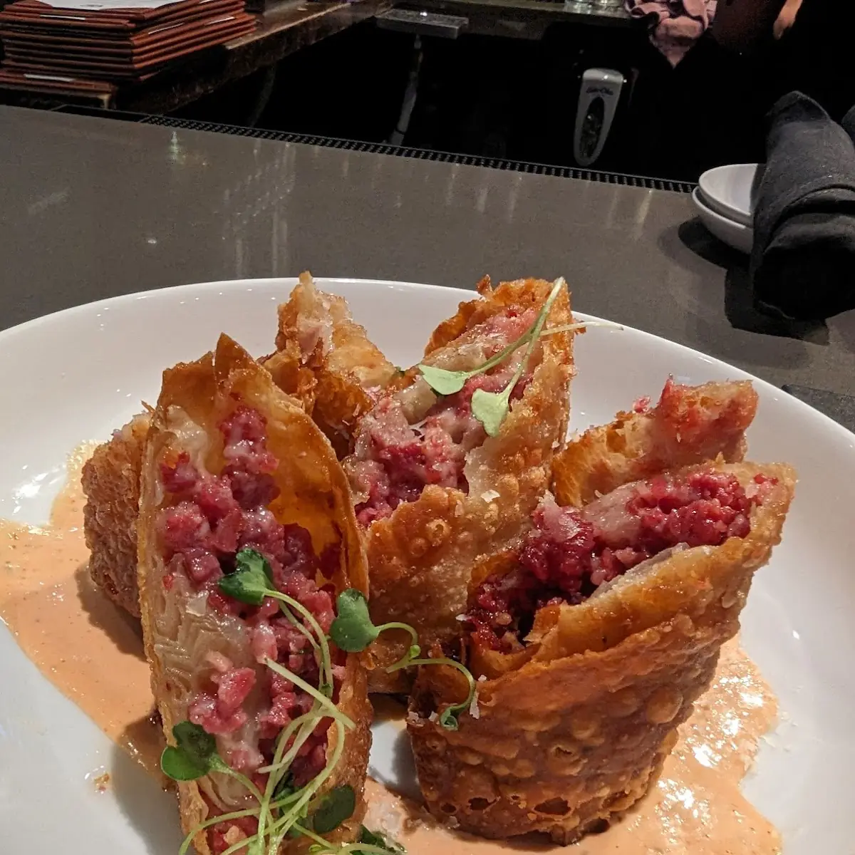 Reuben Egg Rolls