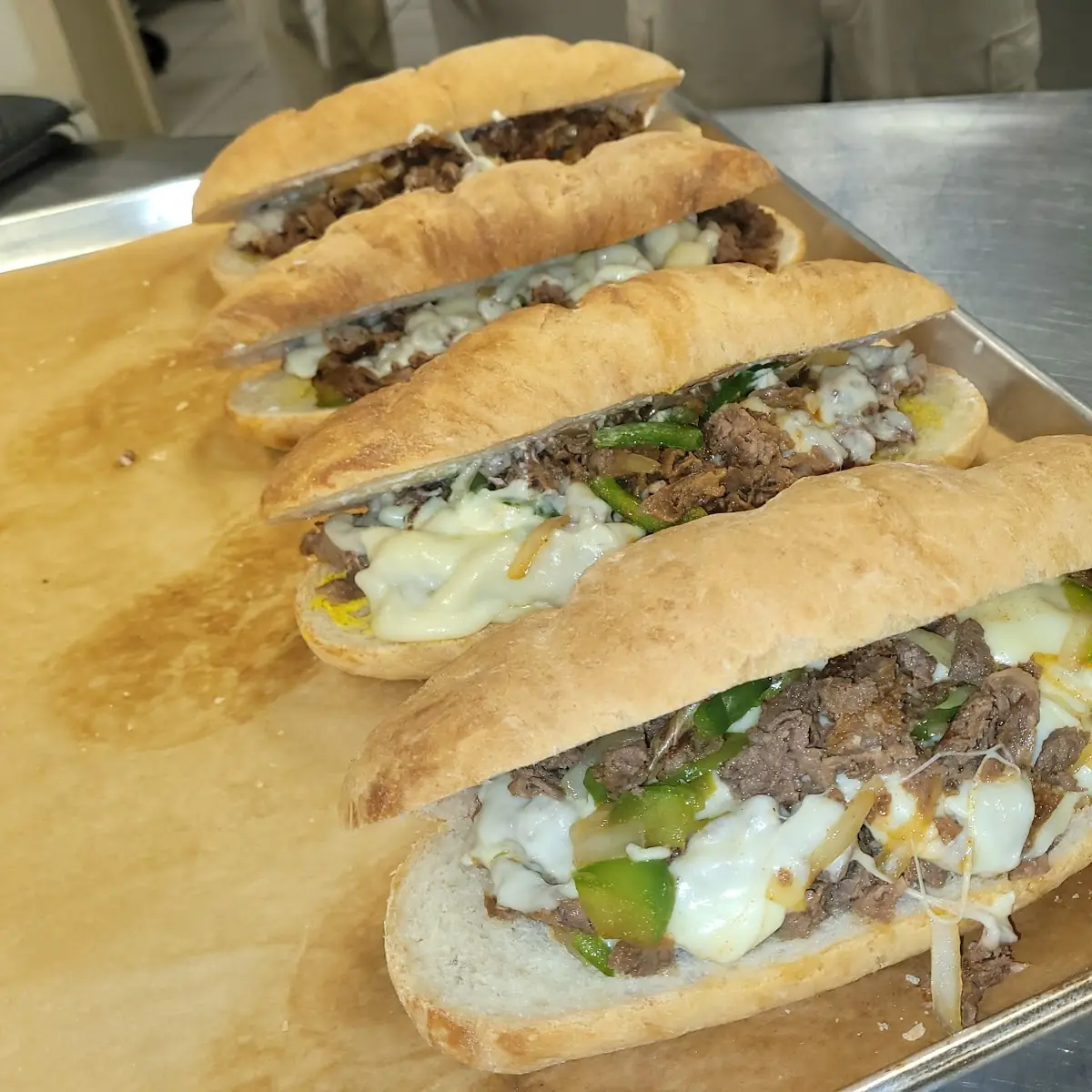 French Bread Philly Cheese Steak