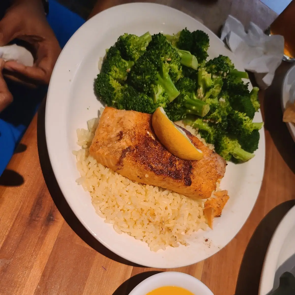 White Lemon Pepper Fish and Two Sides