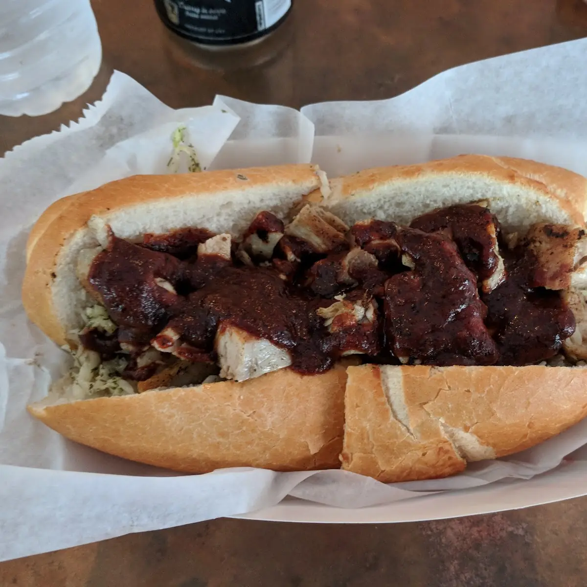 Braised Beef Debris Poboy