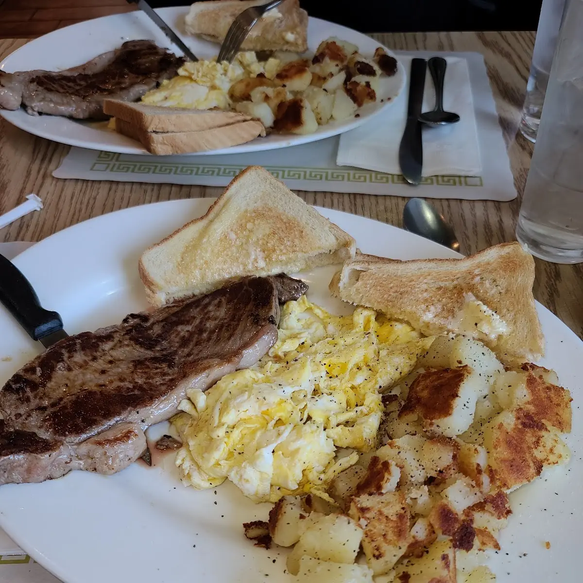 Steak and Scrambled Eggs