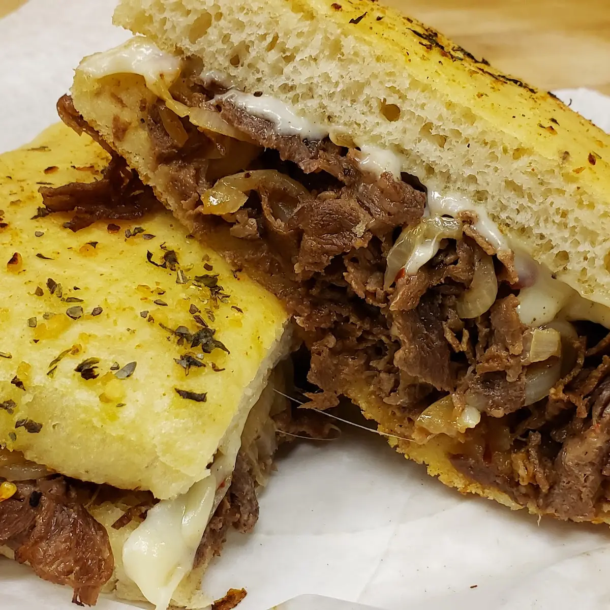 Steak and Cheese Panini