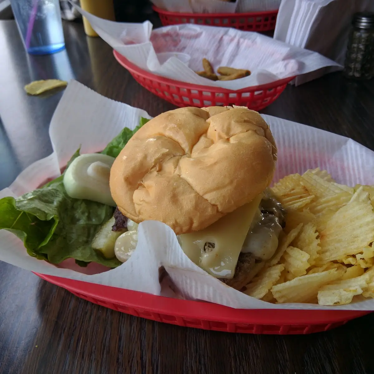 Mushroom and Swiss Burger
