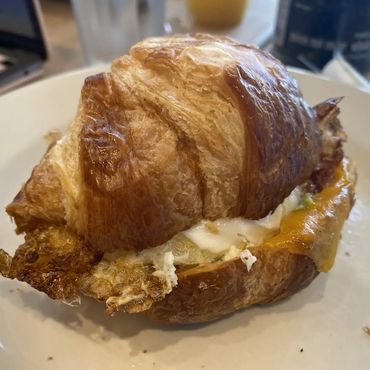 Toasted Ham & Gruyere Croissant