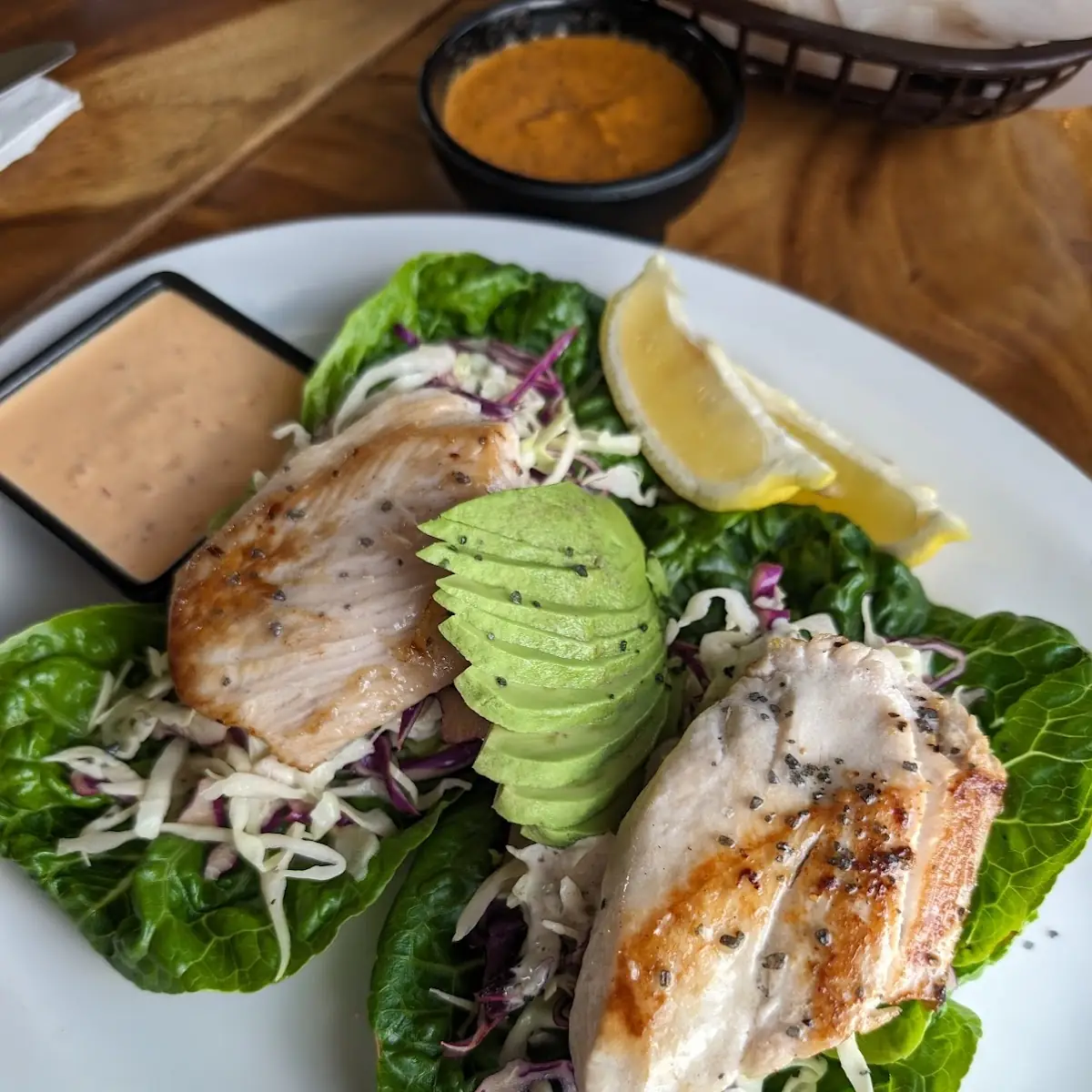 Fish Lettuce Wrap
