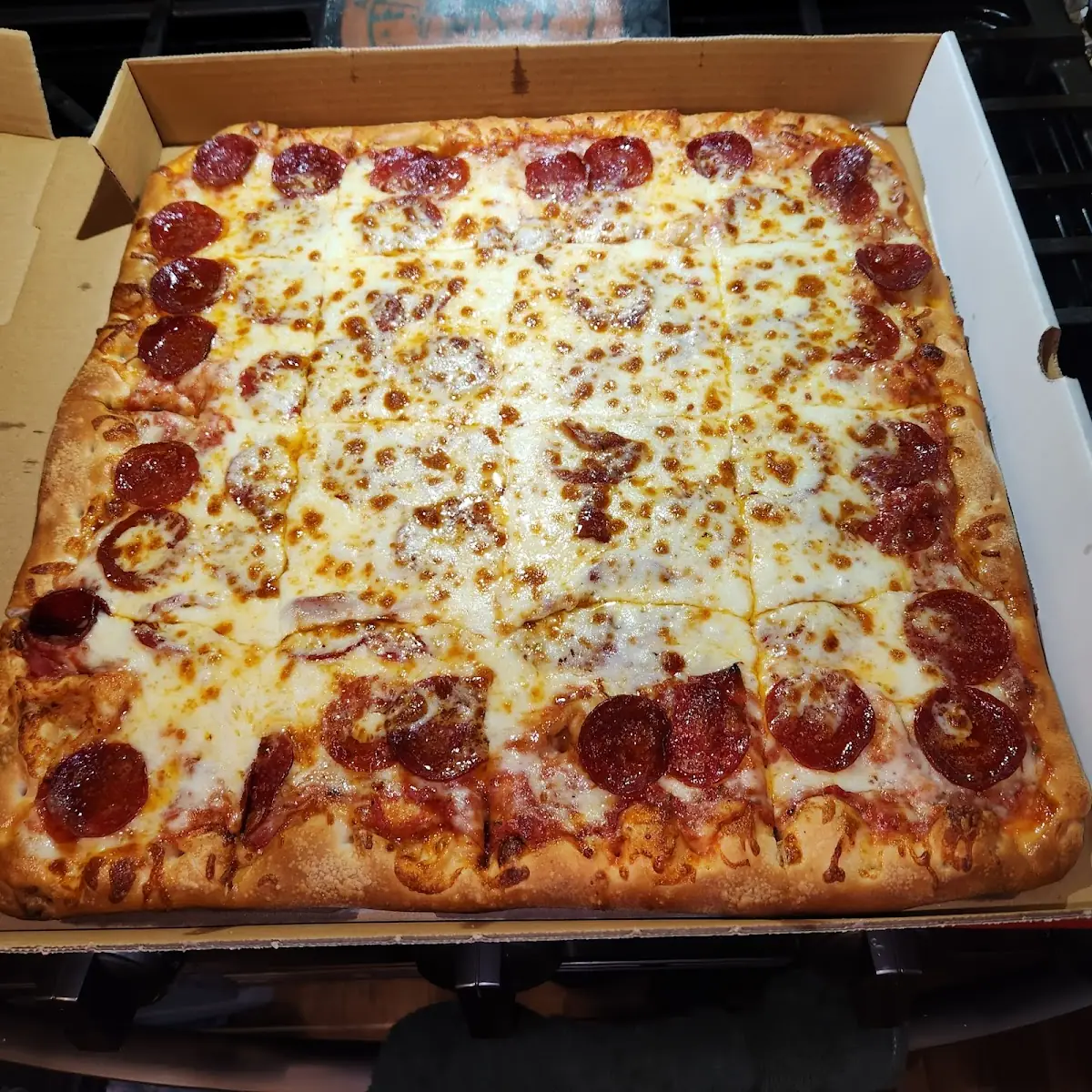 Square Cheese Pizza Wednesday Special